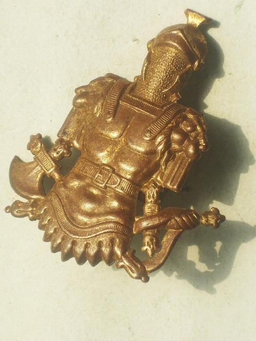 Plaque de shako belge du Génie, Verzamelen, Militaria | Algemeen, Landmacht, Embleem of Badge, Verzenden