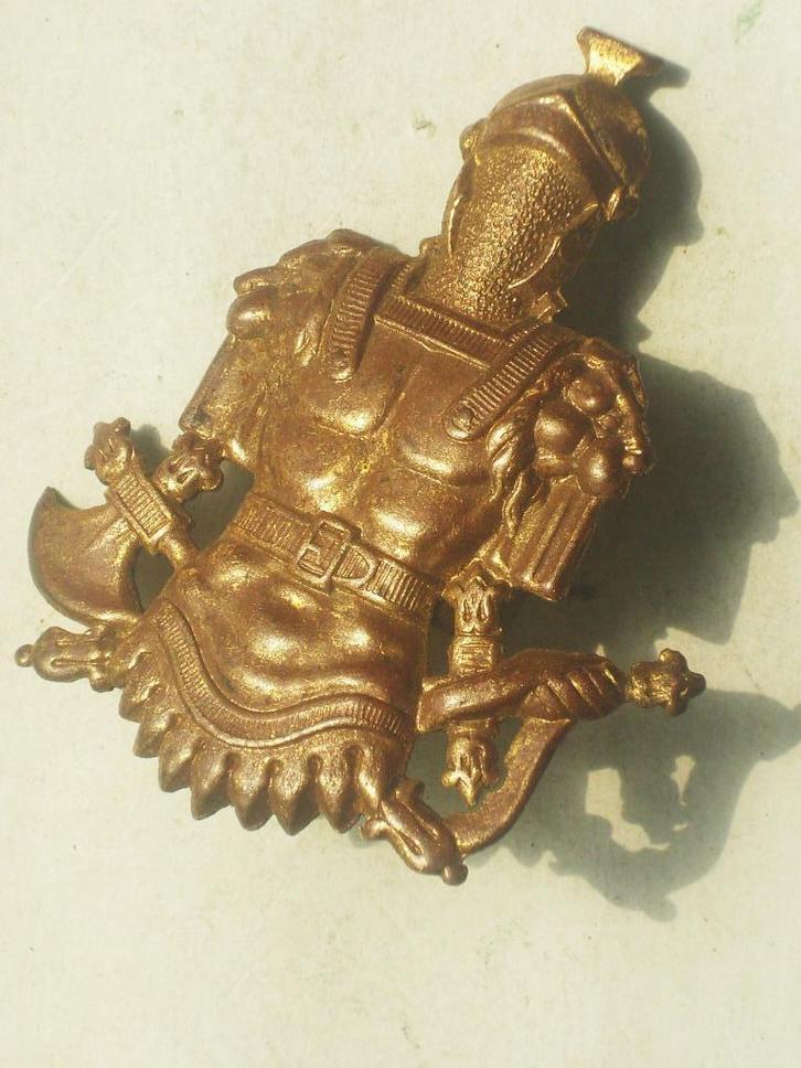 Plaque emblème de shako belge du Génie, Verzamelen, Militaria | Algemeen, Landmacht, Embleem of Badge, Verzenden