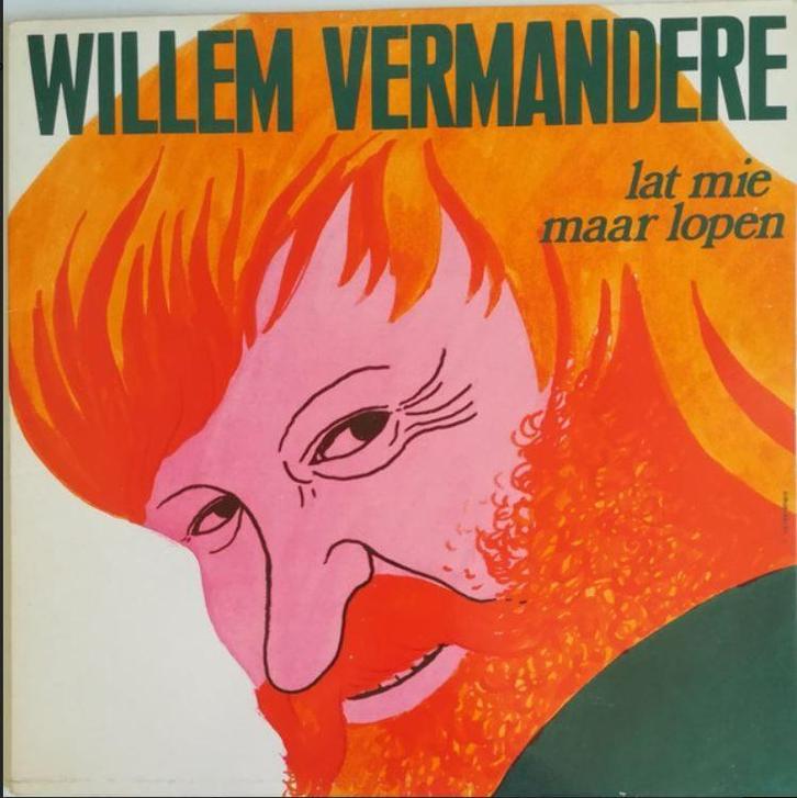 lp: WILLEM VERMANDERE - LAT MIE MAAR LOPEN  (bied vanaf 6€), CD & DVD, Vinyles | Néerlandophone, Comme neuf, Musique régionale
