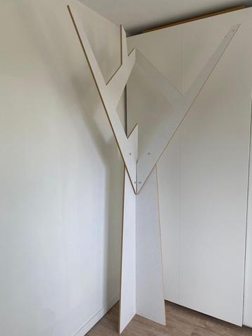 Decoratie boom - groot! (geperst hout, kleur wit) beschikbaar voor biedingen