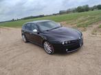 Alfa Romeo 159 1.9JTD TI uitvoering 2007 in topstaat xenon, Auto's, Zwart, Leder, Particulier, Dealer onderhouden
