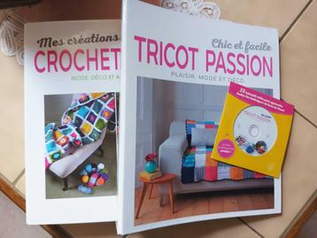 Lot pour apprendre le crochet et le tricot ! beschikbaar voor biedingen