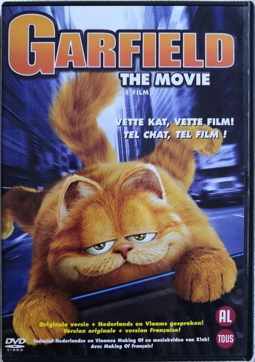 GARFIELD - The movie (DVD), Cd's en Dvd's, Dvd's | Tekenfilms en Animatie, Zo goed als nieuw, Amerikaans, Tekenfilm, Alle leeftijden
