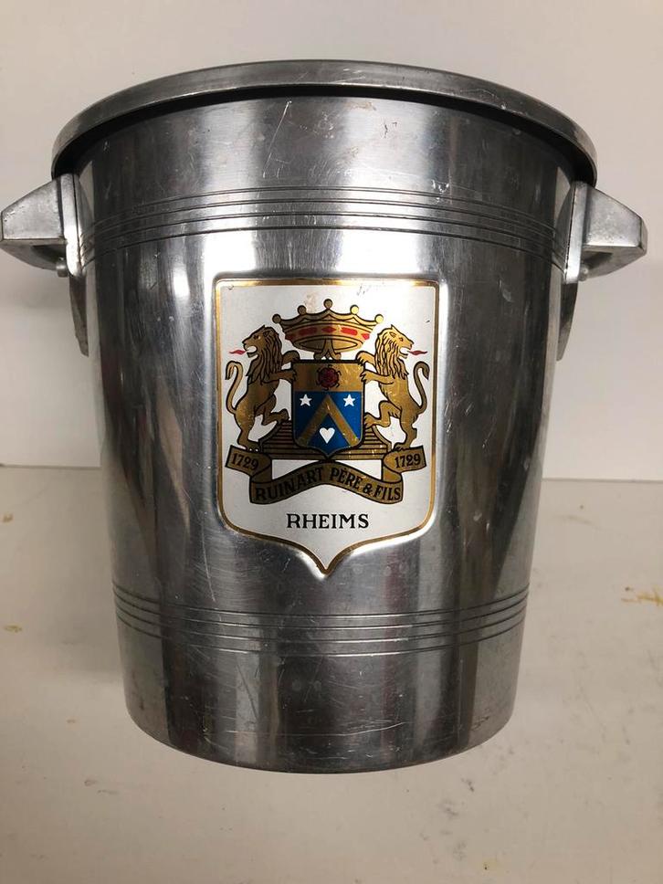 Champagne koeler vintage retro, Collections, Vins, Utilisé, Champagne, France, Pleine, Enlèvement ou Envoi