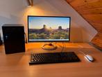 i5 3.1 Ghz, 8GB RAM, 120GB SSD, 23", Wifi 6 Mini ITX, Ophalen, Gebruikt, Met monitor, 8 GB