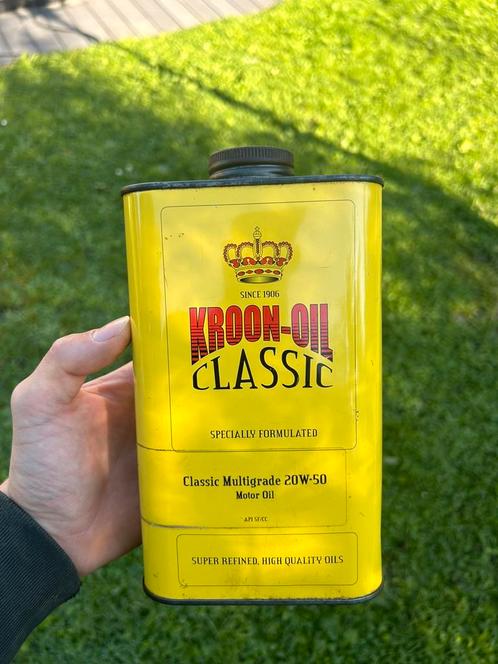 Bidon d’huile Kroon oil Classic Olieblik olie blik oil can, Verzamelen, Merken en Reclamevoorwerpen, Ophalen of Verzenden