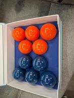 Aramith oranje en blauw set voor de tapbiljart., Ophalen, Nieuw, Keu of Ballen
