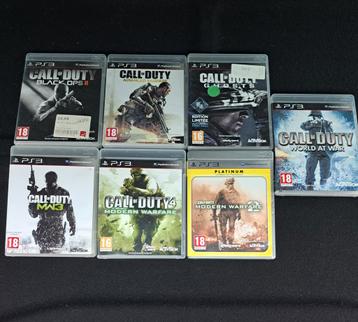 Lot 7 jeux ps3 call of duty. Vente en lot unique à 35€, Enlèvement ou Envoi, Comme neuf