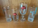 4 verschillende Stella Artois glazen, Ophalen of Verzenden, Zo goed als nieuw, Stella Artois