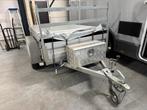Aanhangwagen 2.57x1.30m dubbelas ongeremd, Ophalen, Zo goed als nieuw