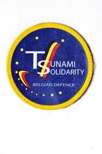 Tsunami Solidarity - Belgian defence - patch, Envoi, Armée de terre, Emblème ou Badge