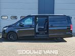 Mercedes-Benz V-Klasse V300 L2 9G-Tronic Leder MBUX Dubbel C, Auto's, Automaat, 4 cilinders, 2000 kg, Zwart
