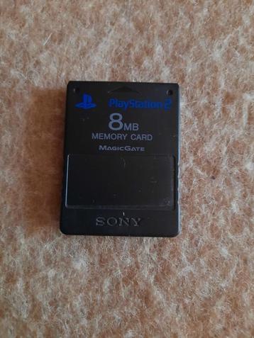 Sony PS2 Memorycard – Zwart (1stuk) beschikbaar voor biedingen