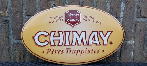 Reclamebord Chimay triple, Verzamelen, Biermerken, Nieuw, Reclamebord, Plaat of Schild, Overige merken, Ophalen of Verzenden