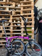 Brompton M6R paars USB-bagagerek met 6 versnellingen, Fietsen en Brommers, Ophalen, Brompton, 14 tot 16 inch, Versnellingen