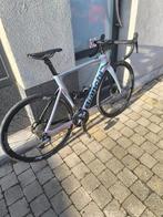 Racefiets bianchi aria e-bike disc full carbon als nieuw, Ophalen, Carbon