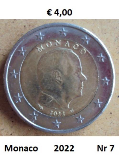 2 euromunt monaco, Timbres & Monnaies, Monnaies | Europe | Monnaies euro, Monnaie en vrac, 2 euros, Monaco, Enlèvement ou Envoi