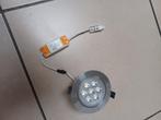 6 spots en inox  ed 220v 7w , inclus transfo si.necessaire, Maison & Meubles, Enlèvement, LED