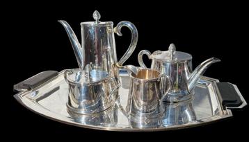 Maison Wiskemann verzilverd thee-/koffieset  beschikbaar voor biedingen