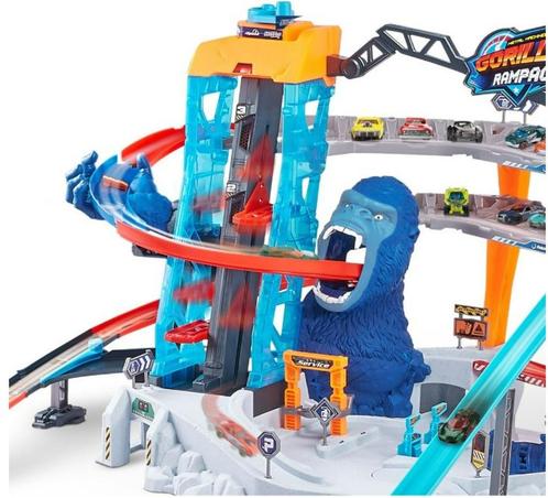 Metal machines Gorilla Rampage Playset, Kinderen en Baby's, Speelgoed | Racebanen, Zo goed als nieuw, Racebaan, Handmatig, Overige merken