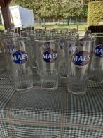 18 verres à bière Maes, Comme neuf, Enlèvement ou Envoi