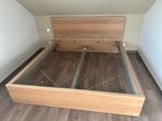 MALM (Ikea) Hoog bedframe, 180x200 cm, Huis en Inrichting, Ophalen, Verstelbaar, Beige, MALM (Ikea)