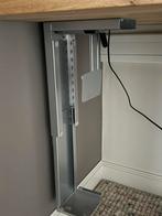 Desktop beugel bureau aluminium, Computers en Software, Laptoptafels, Ophalen of Verzenden, Zo goed als nieuw