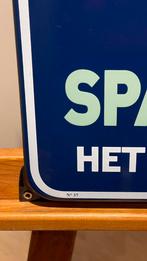 Spa emaille blauw 2014., Ophalen, Nieuw, Reclamebord