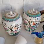 Jolie paire de vases chinois en bon état, Antiquités & Art, Antiquités | Porcelaine, Enlèvement ou Envoi