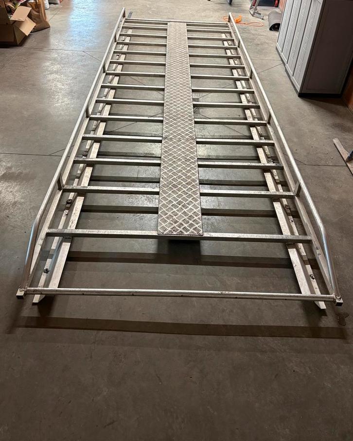 Aluminium Porte bagage, Bricolage & Construction, Échelles & Escaliers, Comme neuf, Échelle, Enlèvement