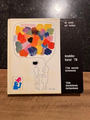 Livre en carton Davidsfonds, Knokke Heist. L'homme veut rire, Enlèvement ou Envoi, Utilisé, Cartoons ou Dessins humoristiques