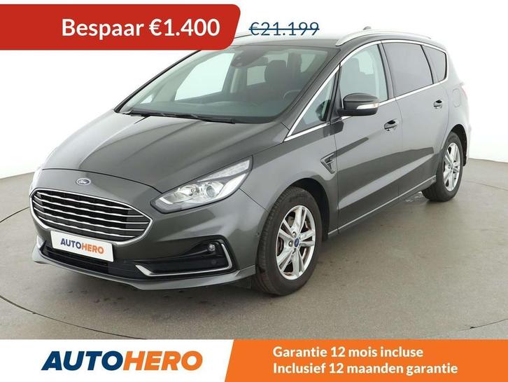 Ford S-Max 2.0 TDCi EcoBlue Titanium (bj 2020), Auto's, Ford, Te koop, S-Max, ABS, Achteruitrijcamera, Airbags, Airconditioning
