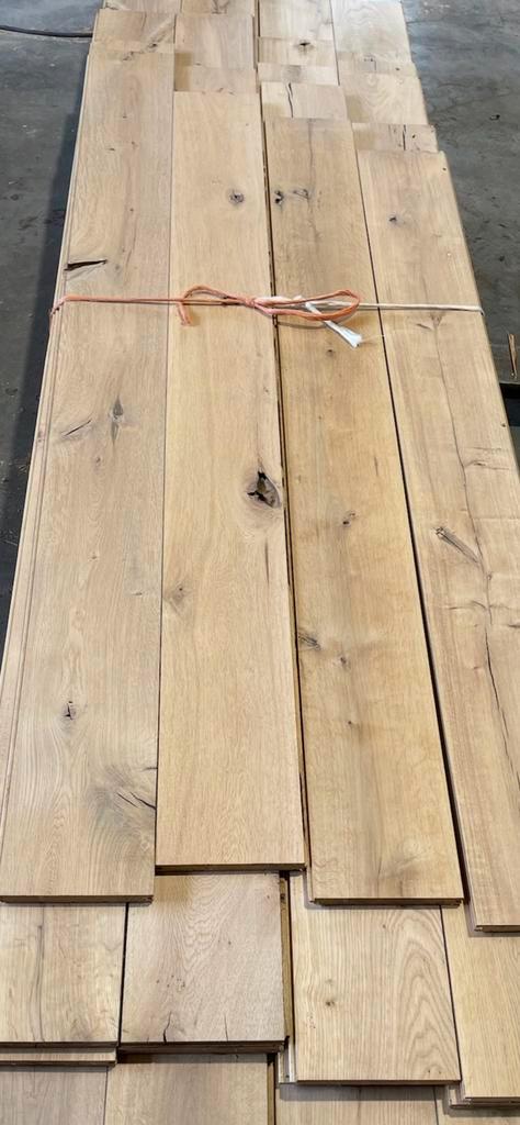 Prachtige oude Franse eikenparket, massief 46 m2 ~16cm breed, Doe-het-zelf en Bouw, Vloerdelen en Plavuizen, Zo goed als nieuw