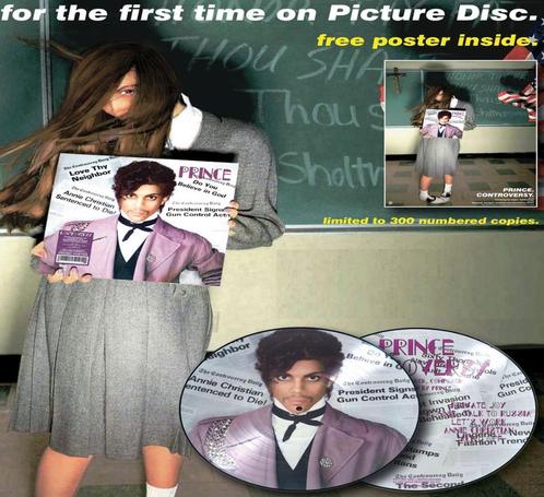 PRINCE LIMITED PICTURE DISC SERIES. (CONTROVERSY) LP+POSTER, Cd's en Dvd's, Vinyl | Pop, Nieuw in verpakking, 1980 tot 2000, 12 inch