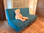 Ikea slaapbank Beddinge met hoes, Huis en Inrichting, Slaapkamer | Slaapbanken, Ophalen, Blauw, Tweepersoons, 140 cm