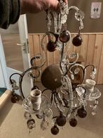 Wandlamp vintage, Huis en Inrichting, Lampen | Kroonluchters, Ophalen of Verzenden, Zo goed als nieuw, Glas