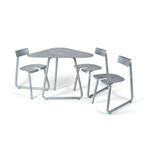 Table / 3 chaises design,Atelier Serruys •LIVRAISON GRATUITE, Ophalen