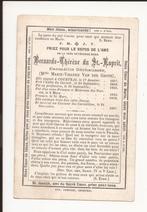 Carmelitesse / non : Van der Ghote  1817 / 1887 Courtrai, Verzenden, Bidprentje