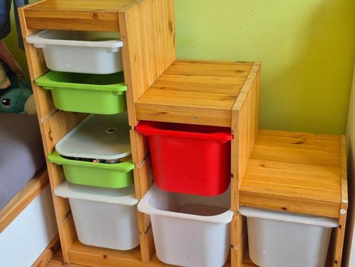 Meuble chambre enfant IKEA Trofast + bacs de rangement, Kinderen en Baby's, Kinderkamer | Commodes en Kasten, Gebruikt, Ophalen