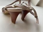 Janet & Janet - sandalen - paars beige en mokka - maat 38, Ophalen, Beige