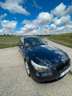Bmw e60 benzine automaat, Auto's, BMW, Automaat, Achterwielaandrijving, Beige, Blauw
