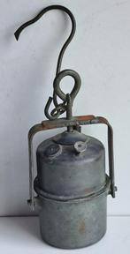 Ancienne lampe de mineur à carbure, Antiquités & Art, Antiquités | Éclairage, Enlèvement ou Envoi