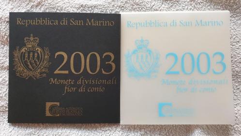 San Marino FDC set 2003, Postzegels en Munten, Munten | Europa | Euromunten, Setje, Overige waardes, San Marino, Ophalen of Verzenden