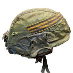 Buitgemaakte Russische 6B67 helm met cover battle damaged, Verzenden, Landmacht, Helm of Baret
