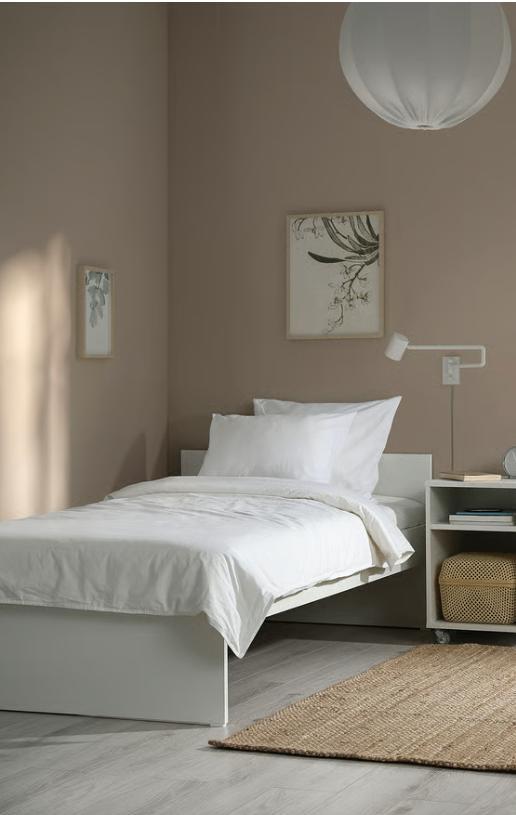 Zo goed als nieuw : 1-persoonsbed Ikea Askvoll te koop, Huis en Inrichting, Slaapkamer | Bedden, Zo goed als nieuw, Eenpersoons