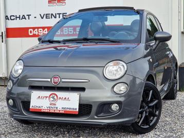 Fiat 500C SPORT 1.2i 69CH CABRIOLET*NOTEBOOK*LEER*PDC*AIRCO beschikbaar voor biedingen