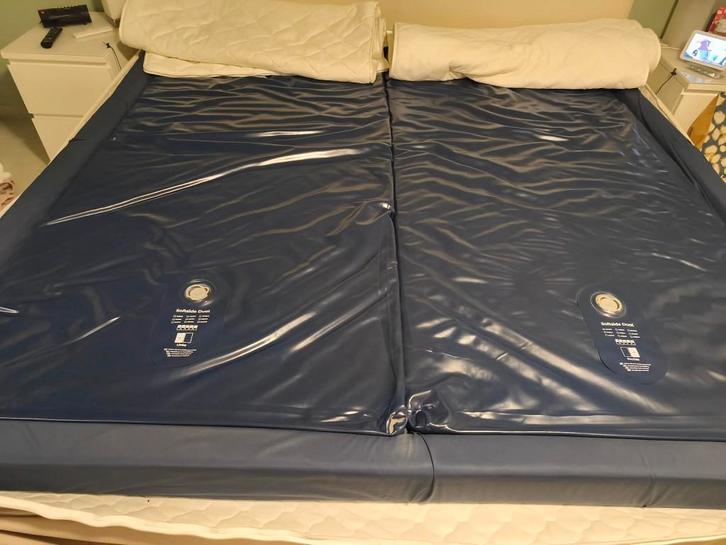waterzakken waterbed, Huis en Inrichting, Slaapkamer | Waterbedden, Zo goed als nieuw, Duo-systeem, Gestabiliseerd, Ophalen