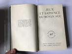 Jeux et Sapience du Moyen Âge - Collection La Pléiade, Littérature, Ophalen of Verzenden, Zo goed als nieuw, Divers auteurs
