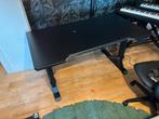 Ikea zit sta bureau zwart, Huis en Inrichting, Bureaus, Ophalen, Zo goed als nieuw, Bureau