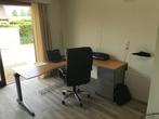 Bureau met ladenkast en bureaustoel, Huis en Inrichting, Bureaus, Ophalen, Gebruikt, Bureau